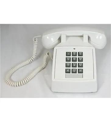 Cortelco Traditional Desk Phone 250015-Vba-20M Desk White