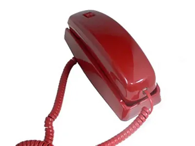 Cortelco Trendline Corded Telephone 815047-Voe-21F Red
