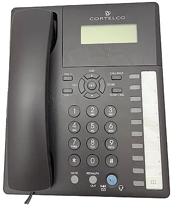 Cortelco 8783 878300Tp227S Line Powered Desk Phone