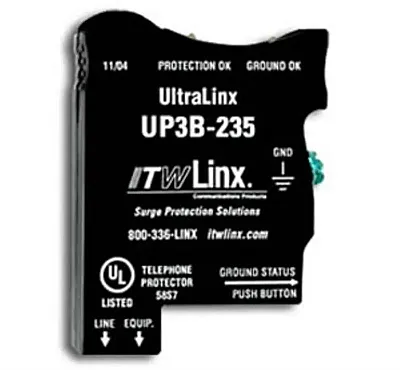 Up3B-235 Ultralinx 66 Block/235V Clamp/350Ma Fuse