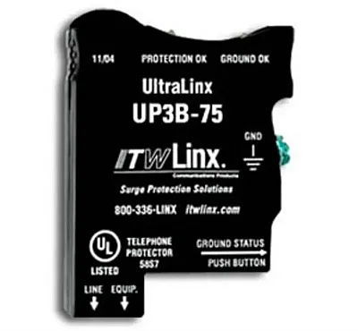 Ultralinx 66 Block/75V Clamp/350Ma Fuse