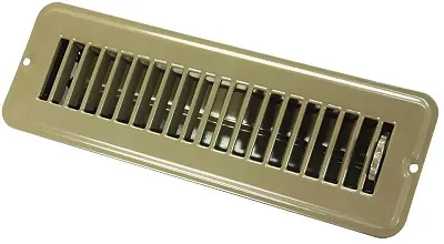 JR PRODUCTS 0228915 2 X 10 Floor Reg.Dmpr Met Brn