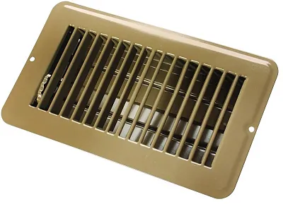 JR PRODUCTS 0228975 4 X 8 Floor Reg.Dmpr Met Brn