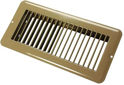 JR PRODUCTS 0228995 4 X 10 Floor Reg.Undmpr Met Brn