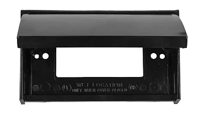 JR PRODUCTS 0512215 Gfci Outlet Cover Black