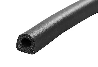 JR PRODUCTS 0630115 D-Shaped Epdm Sponge Rubber Seal -