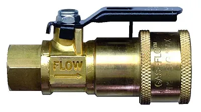 JR PRODUCTS 0730435 Coupler With Shut-Off