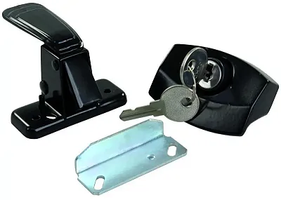 JR PRODUCTS 11675 Camper Door Latch Black