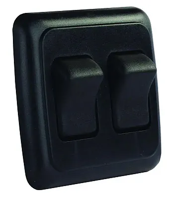JR PRODUCTS 12235 Dbl On-Off Sw Assy Bk
