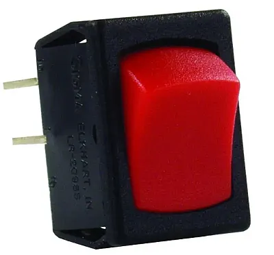 JR PRODUCTS 12795 Mini-12V On/Off Sw Rd/Bk