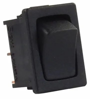 JR PRODUCTS 128115 Mini-12V Mom-On/Off Sw Bk