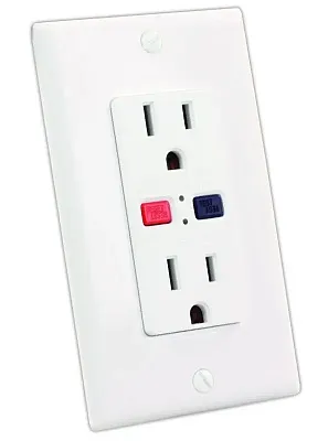 JR PRODUCTS 15005 Gfci Elect Outlet Wht