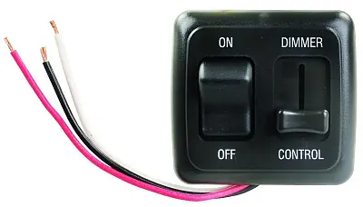 JR PRODUCTS 15225 Dimmer On/Off Led Black