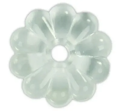 JR PRODUCTS 20465 Plastic Rosettes Clear