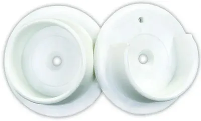 JR PRODUCTS 20535 Closet Pole Socket Set