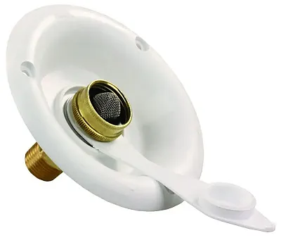 JR PRODUCTS 321B26A Cty H2O Dish W/1/2&#039;Mpt Pw