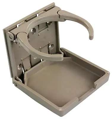 JR PRODUCTS 45623 Adjustable Cup Hldr Tan
