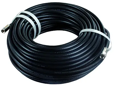 JR PRODUCTS 48005 100&#039; Rg6 Coax W/Comprn