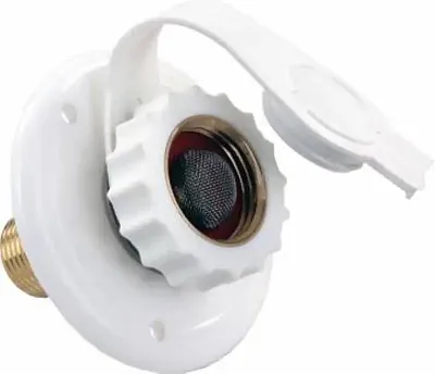 JR PRODUCTS 62145 Water Flange Whit Plastc