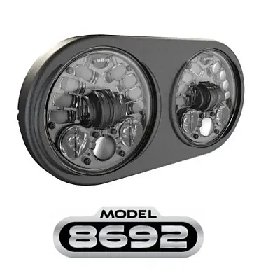 JW SPEAKER 0553951 8692-12V Led Headlight Black