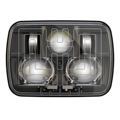 JW SPEAKER 0554481 8910-Ev2 12/24V Dot/Ece Rht Htd Blk