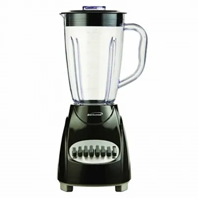 Brentwood 12-Speed Blender with Plastic Jar in Black