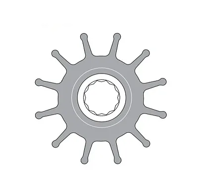 JOHNSON PUMP 09842B Impeller Kit F98 Neoprene