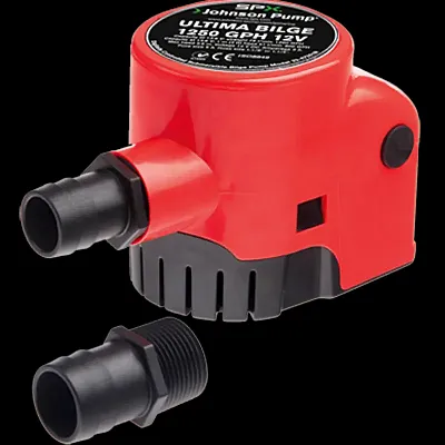 JOHNSON PUMP 3247261002 Ultima Bilge Pmp 1250Gph 12V W/Swit