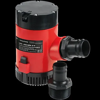 JOHNSON PUMP 40084 Hd Bilge Pump 4000Gph 24V No Switch