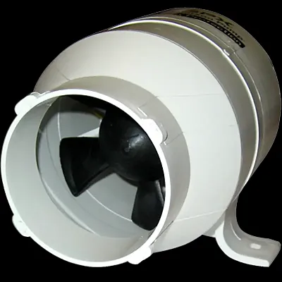 JOHNSON PUMP 66302 3&#039; Inline Blower 12V 158Cfm.