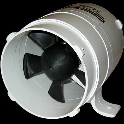 JOHNSON PUMP 66402 4&#039; Inline Blower 12V 240Cfm.