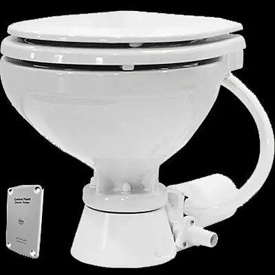 JOHNSON PUMP 804743501 Marine Toilet Standard 12V Compact