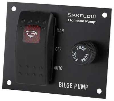 JOHNSON PUMP 82044 Bilge Pump 3-Way Panel Switch 12V