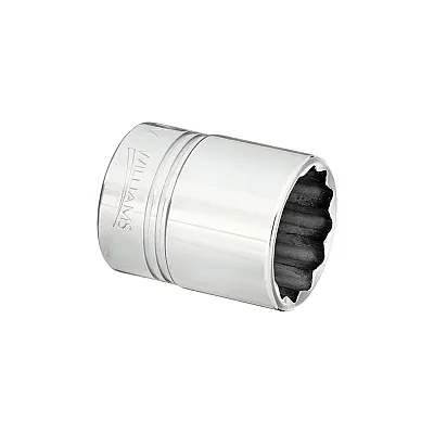 Williams 17/32&quot; Socket 3/8&quot; Drive - 12 Point