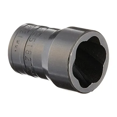 Williams 1/2??? Drive Turbo Salvage Socket: 21Mm