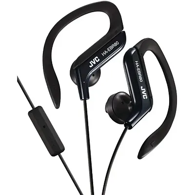 Jvc Haebr80B Sport-Clip In-Ear Headphones With Microphone & Remo