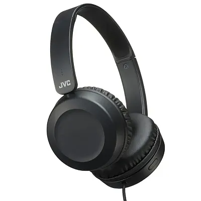 Jvc Has31Mb On-Ear Wired Headphones With Microphone (Black)