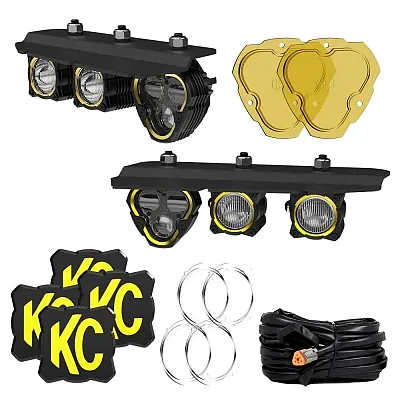 KC HILITE 97168 Flex Era Fog Pocket Kit;