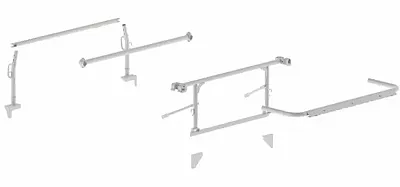 HOLMAN 12004W The Pro Rack Leg & Crossbar Kit