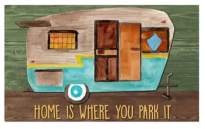 KITTRICH STRB158211 Textilen Campmat Home Is Where Park