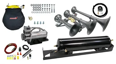 KLEINN AUTO IT17734STL Train Horn And Onboard Air System W