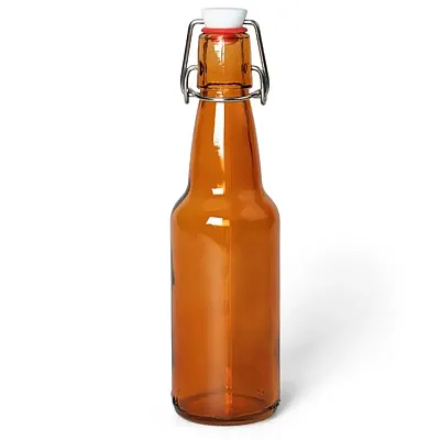 11 Oz Amber Glass Bottles KBOT-007