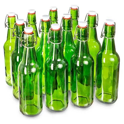 16 oz Green Grolsch Bottle, 12-pack KBOT-114