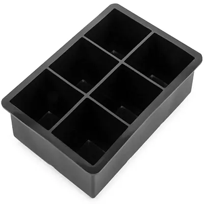 6 Slot Big Block Ice Cube Tray KCUB-101