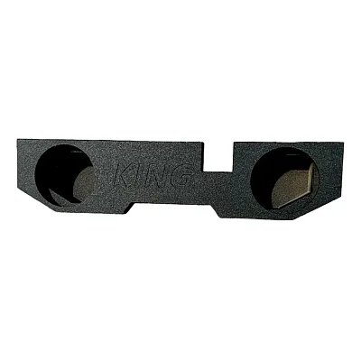 King Boxes Ak-Dg2-12 Ak-Dg2-12 12-In. Double-Speaker Black Sprayed Enclosure For