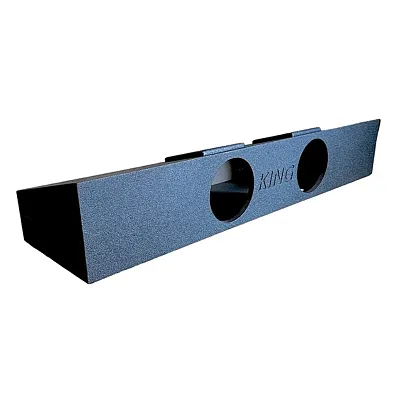 King Boxes Ak-Ford09-28 Ak-Ford09-28 8-In. Double-Speaker Black Sprayed Enclosur