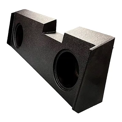 King Boxes Ak-G19-10 Ak-G19-10 10-In. Double-Speaker Black Sprayed Enclosure For