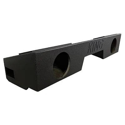 King Boxes Ak-G36-28 Ak-G36-28 8-In. Double-Speaker Black Sprayed Enclosure For