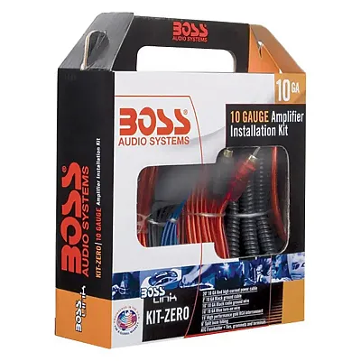 Boss Complete 10 Gauge Amplifier Installation Kit