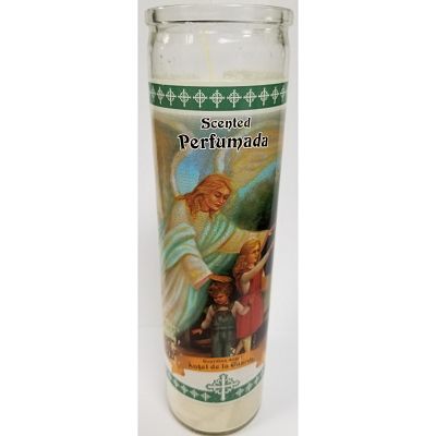 Misc Km1752-Gs Prayer Candle Guardian Angel Green Label Scented